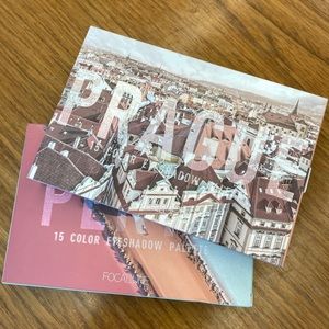 🌟PRAGUE & PERTH Eyeshadow 2 Palette Set 15 Color Travel Focallure Beautiful
